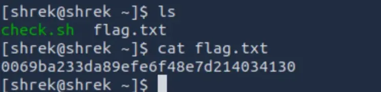contents of the shrek flag