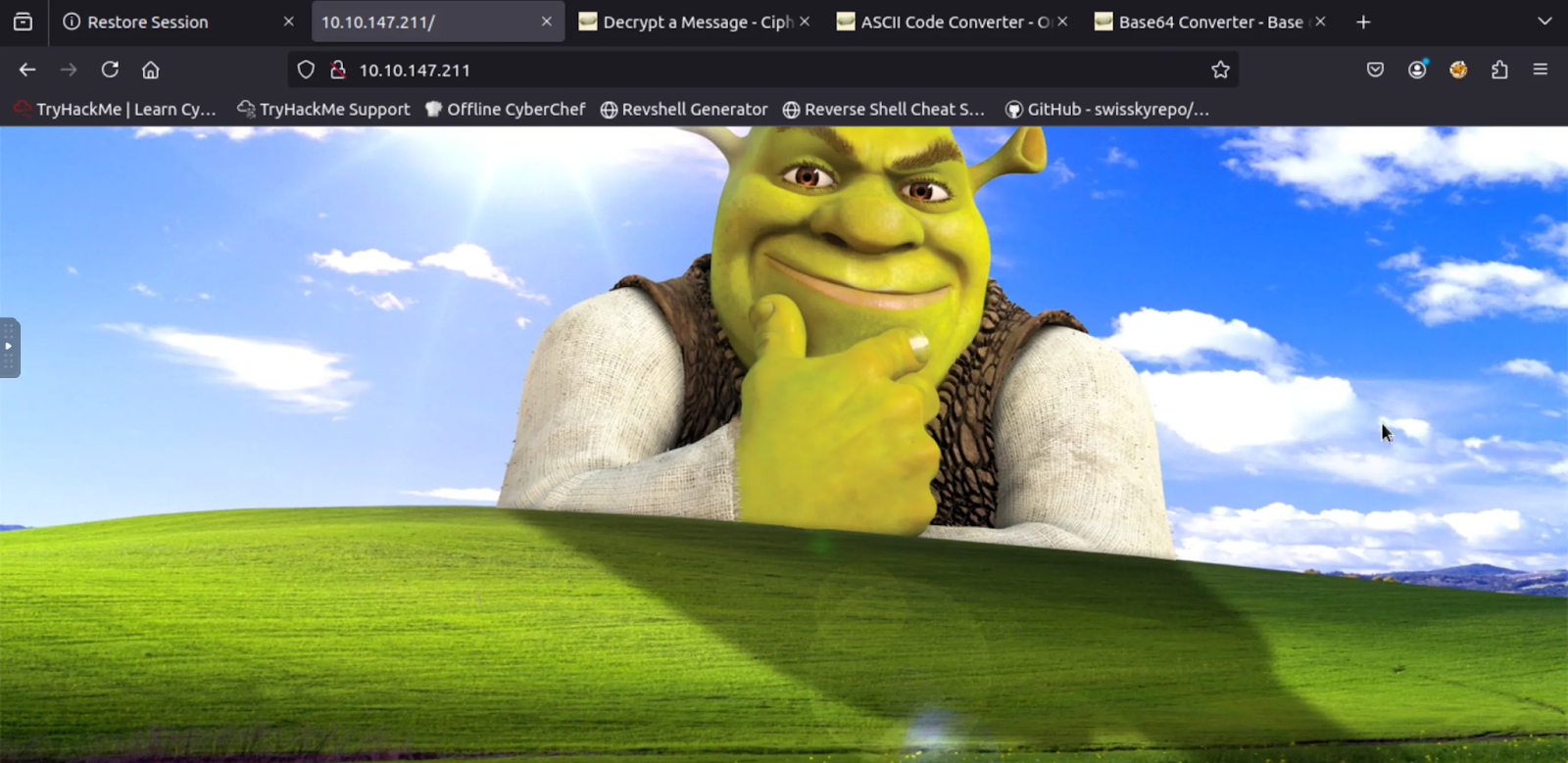 Picture of the webpage
