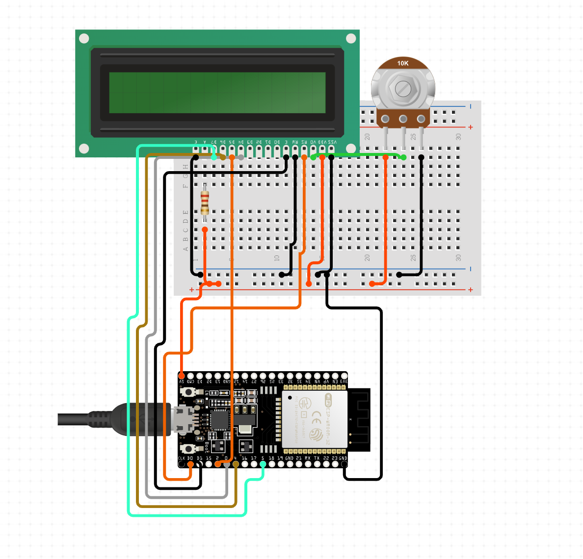 LCD Screen Pinout